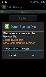 Super Backup Pro: SMS&Contacts - screenshot thumbnail