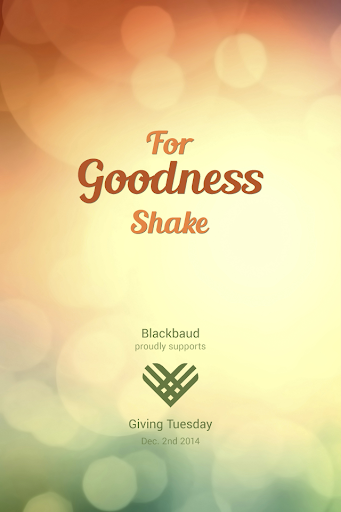 For Goodness Shake