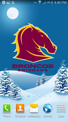 Brisbane Broncos Snow Globe
