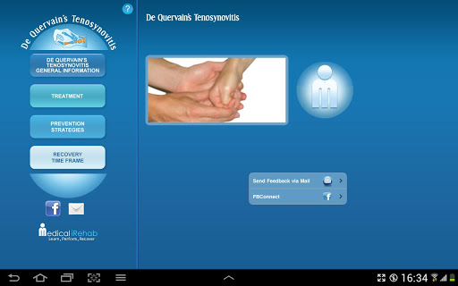 De Quervain's Tablet App