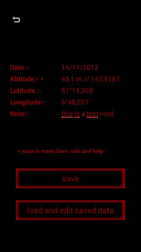 Offline GPS Tracker Screen 3