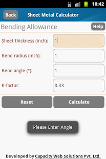 Free Download Sheet Metal Calculator App APK for Android