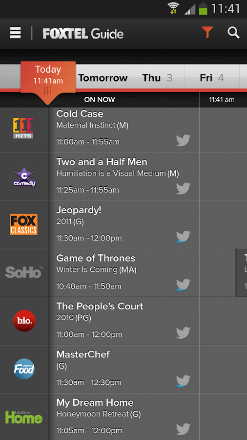 Foxtel Guide Android Apps on Google Play