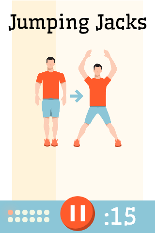 Android application Wake Up Workout screenshort