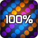 Blue stripe battery widget