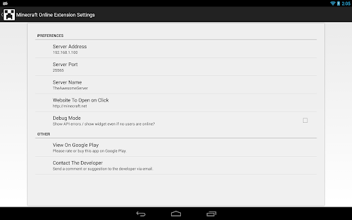 MC Online for DashClock - Apps on Google Play