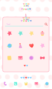 Lastest vivid dots dodol theme APK
