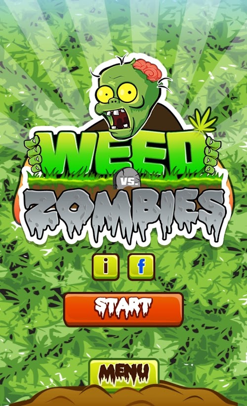 Android application Weed vs. Zombies screenshort