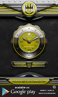 dragon digital clock yellow APK صورة لقطة الشاشة #3