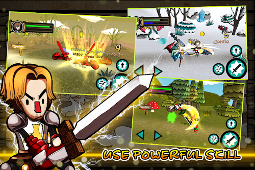 Android application Mission Sword : Crush the evil screenshort
