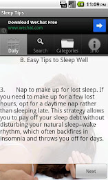 Sleep Tips by TapCoder poster 1