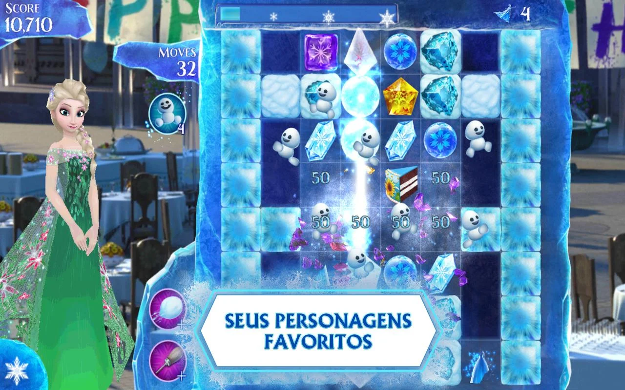  Frozen Free Fall: captura de tela 