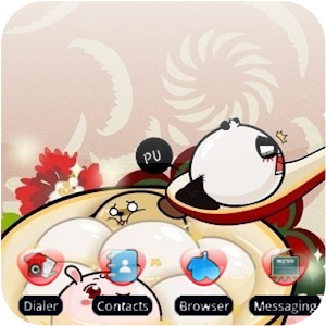 NONOPANDA New Year SQTheme ADW smarket.1.1