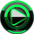 Poweramp skin Black Green3.10 (Paid)