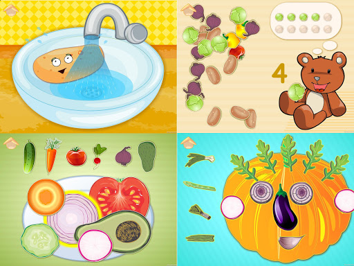 Funny Veggies Game for babies