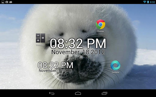 Derek's Clock Widget