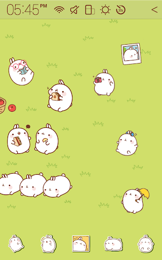 【免費個人化App】Molang Picnic Atom Theme-APP點子