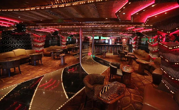 The Rex Dance Club aboard Carnival Paradise.