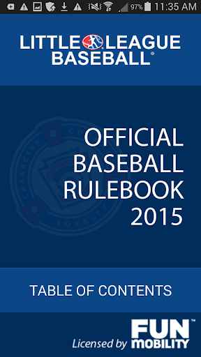 LL 2015 Baseball Rulebook