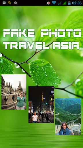 Fake Photo Travel Asia