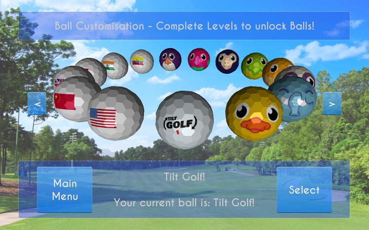 Tilt Golf: Free Tournament Screen 2
