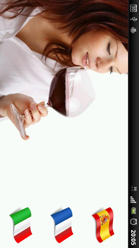 Android application European wines screenshort