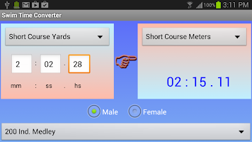 Swim Time Converter APK スクリーンショット画像 #7