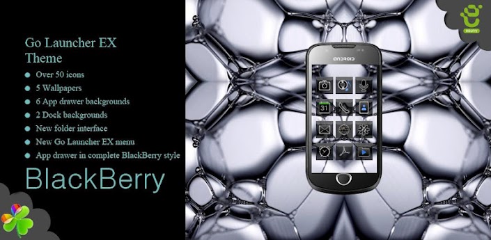 Blackberry theme Go LauncherEX v1.1 APK
