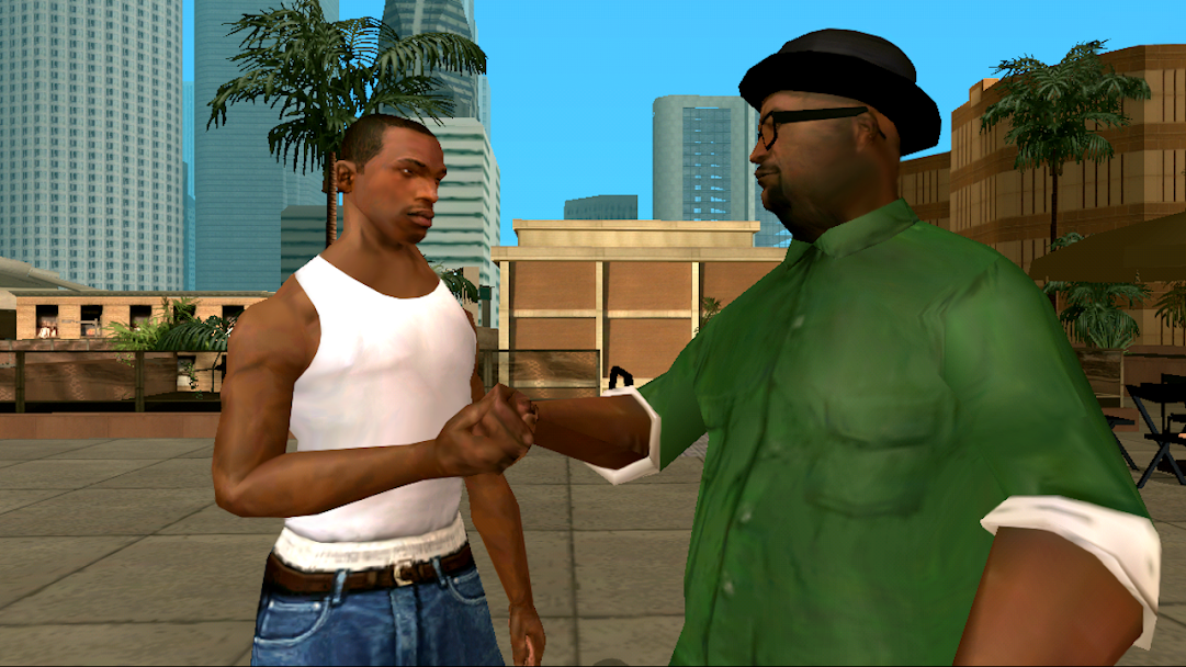  Dual analog stick controls for sum photographic tv set camera together with crusade command   Grand Theft Auto: San Andreas