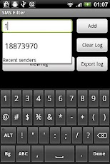 SMS Filter