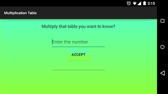 Multiplication Table Screenshots 0