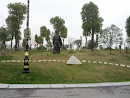 抚州市人民公园清朝人雕塑