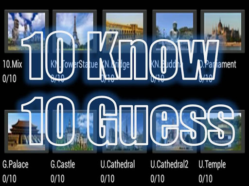 10 know 10 guess : world place