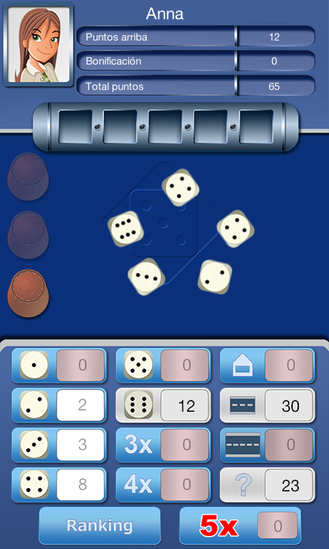 Android application Yahtzy FREE screenshort