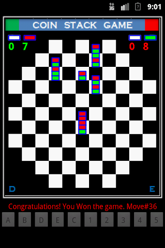 Coin Stack Board Game