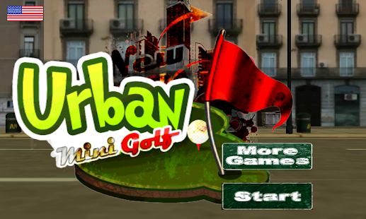 Android application 3d Urban Chaos City mini golf screenshot