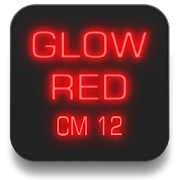 Glow Red CM13 CM12/12.1 Theme
