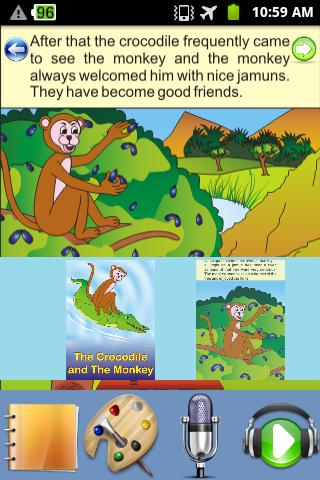 Crocodile and Monkey - Story