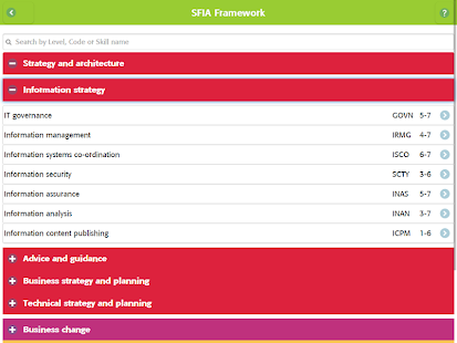 Seera SFIA Roles Screenshots 2