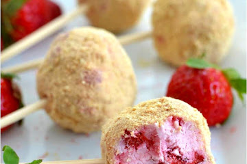 No Bake Cheesecake Pops