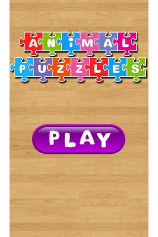 Animal Puzzles for Kids