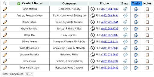 Virtual Contacts CRM