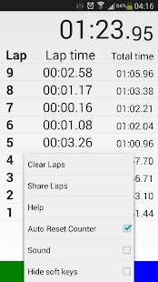 StopWatch Export Screenshots 1