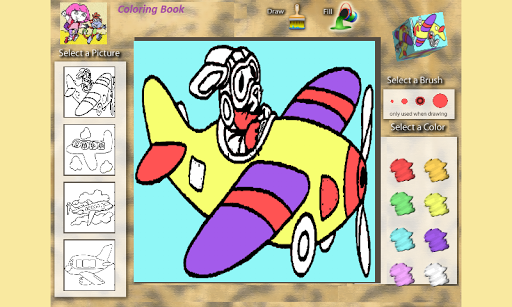 Coloring Book: Airplanes