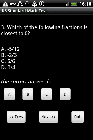 Mathematics Test Grade 6