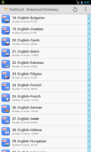 Dictdroid Dictionary Screenshots 0