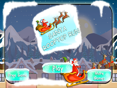 Christmas Santa Rooftop Run