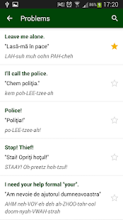 Rumunská Phrasebook - náhled