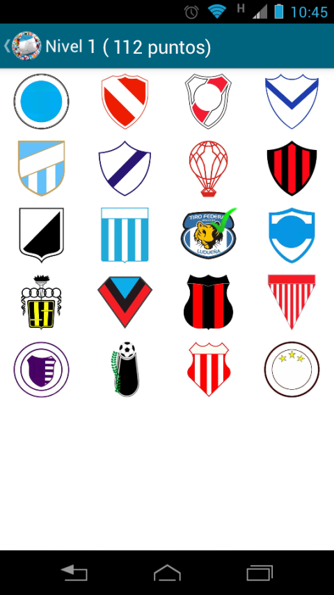 Escudos de Fútbol Argentino Screen 3