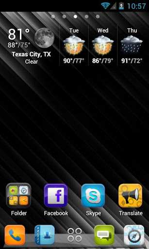 iDroid HD GoLauncherEx Theme v1.0